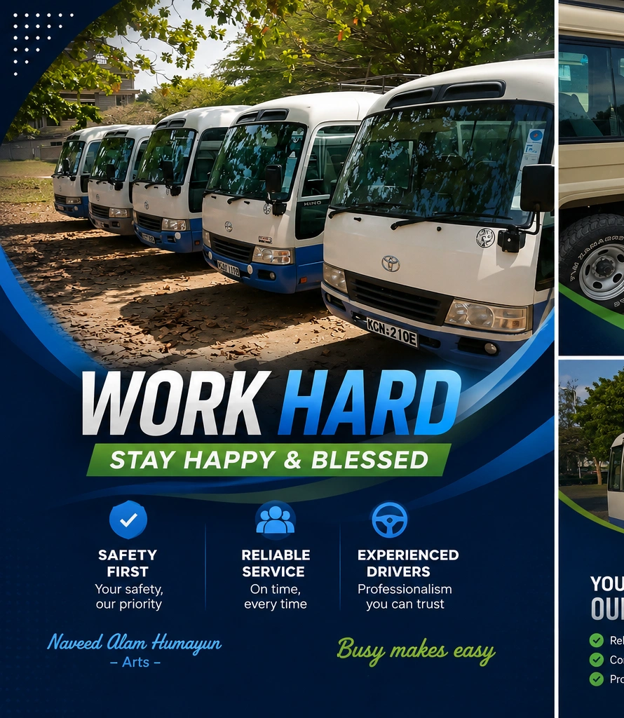 Moses Kenya Safaris fleet of safari buses in Kenya